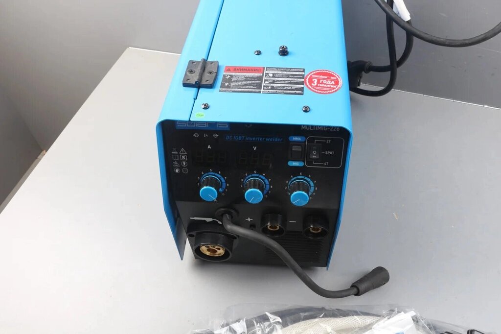Полуавтомат сварочный Solaris MULTIMIG-226 уцененный (повреждение упаковки) от компании Оборудование для СТО «Vipavto» - фото 1