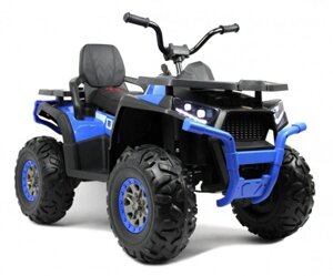 Детский электроквадроцикл RiverToys H999HH синий