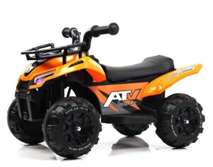 Детский электроквадроцикл RiverToys L111LL оранжевый