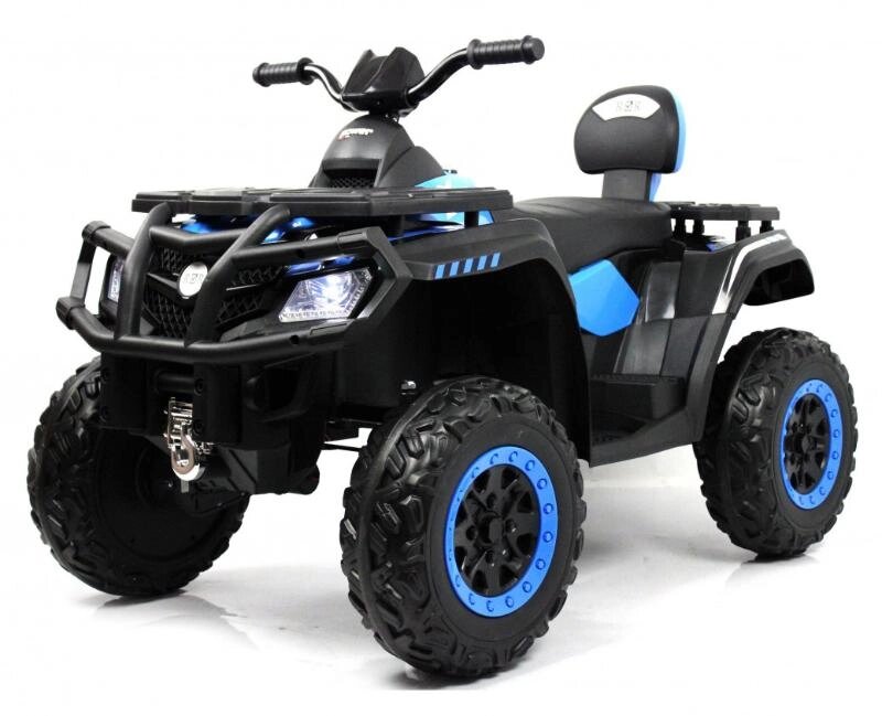 Детский электроквадроцикл RiverToys T001TT 4WD синий от компании Интернет-магазин агро-мото-вело-техники - фото 1