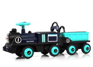 Детский электромобиль RiverToys K008AM синий