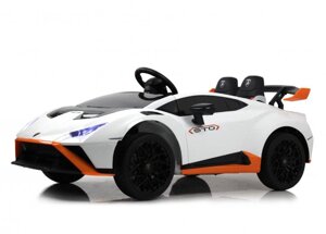 Детский электромобиль RiverToys Lamborghini Huracán STO (E888EE) белый