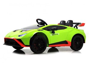 Детский электромобиль RiverToys Lamborghini Huracán STO (E888EE) зеленый