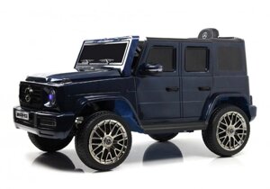 Детский электромобиль RiverToys Mercedes-AMG G63 4WD (G333GG) синий глянец