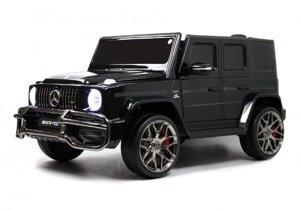 Детский электромобиль RiverToys Mercedes-AMG G63 4WD (S307) черный глянец