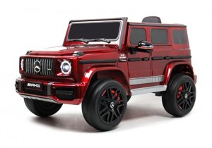 Детский электромобиль RiverToys Mercedes-Benz G63 4WD (K999KK) вишневый глянец