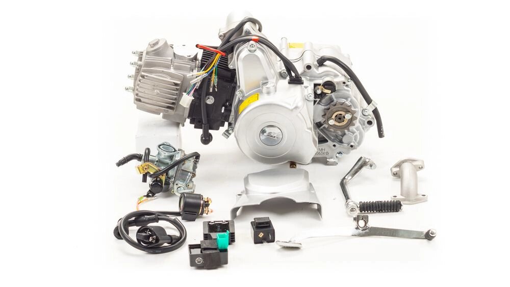 Двигатель 110см3 152FMH (52.4x49.5) механика, 4ск, стартер сверху от компании Интернет-магазин агро-мото-вело-техники - фото 1