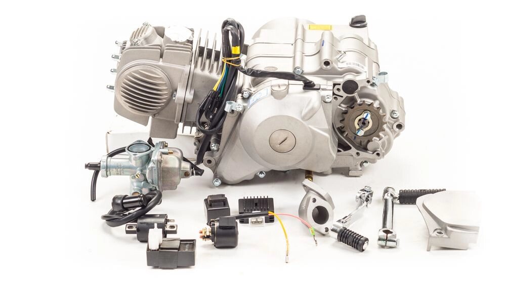 Двигатель 140см3 156FMJ YX X150 (56x57) механика, 4ск., нижний стартер от компании Интернет-магазин агро-мото-вело-техники - фото 1