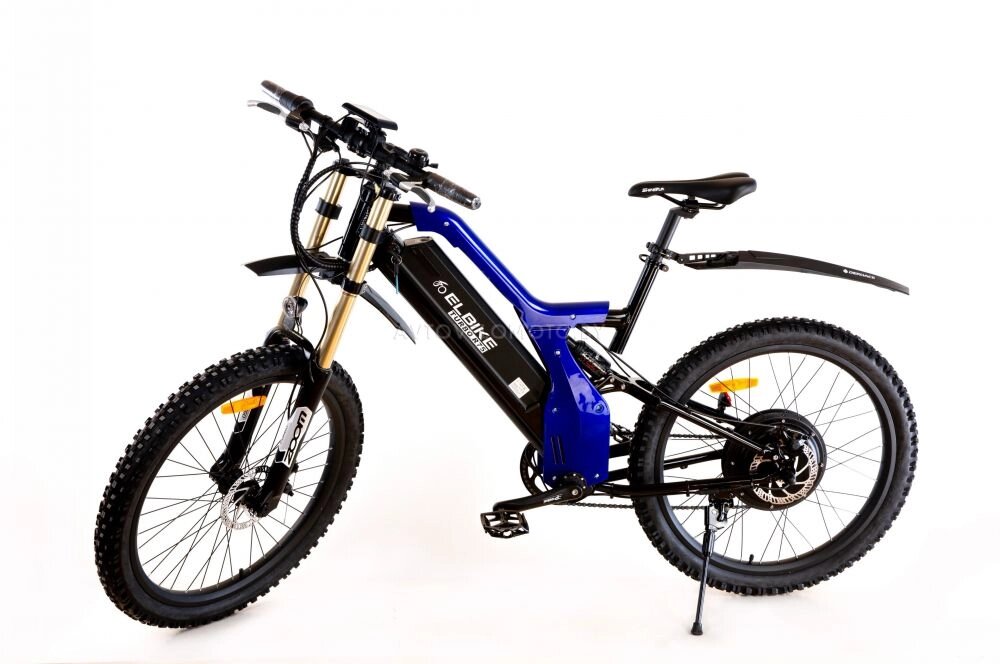 Электровелосипед Elbike TURBO R-75 Vip - синий от компании Интернет-магазин агро-мото-вело-техники - фото 1