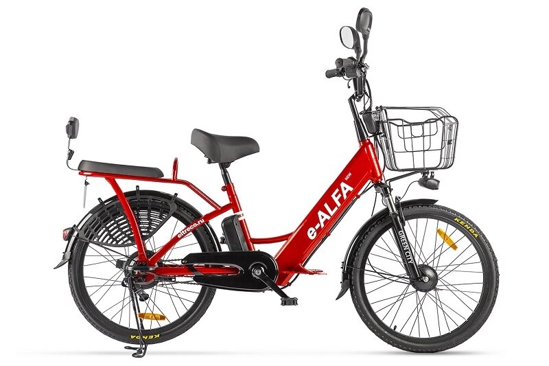 Электровелосипед Eltreco e-ALFA Красный от компании Интернет-магазин агро-мото-вело-техники - фото 1
