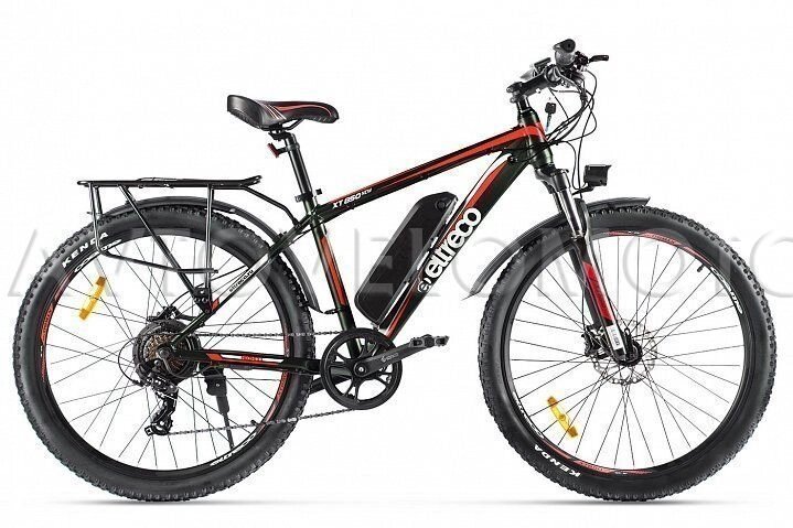 Электровелосипед Eltreco XT 850 Черно-красный от компании Интернет-магазин агро-мото-вело-техники - фото 1