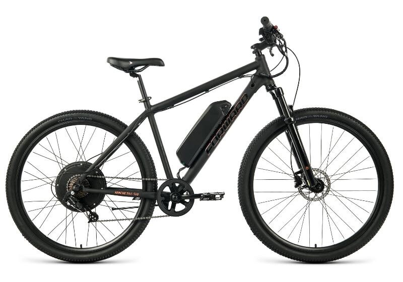 Электровелосипед FORWARD APACHE 29 черный от компании Интернет-магазин агро-мото-вело-техники - фото 1