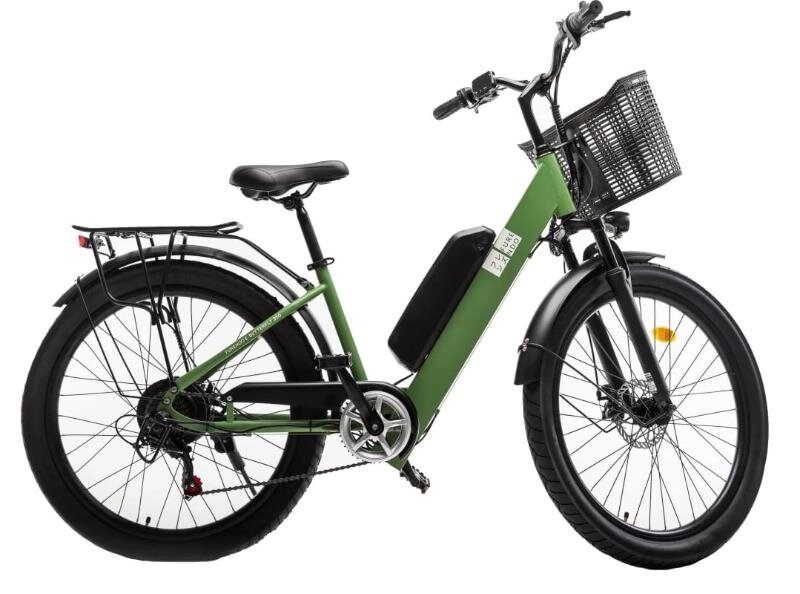 Электровелосипед FURENDO E-BUTTERFLY 350 зеленый от компании Интернет-магазин агро-мото-вело-техники - фото 1