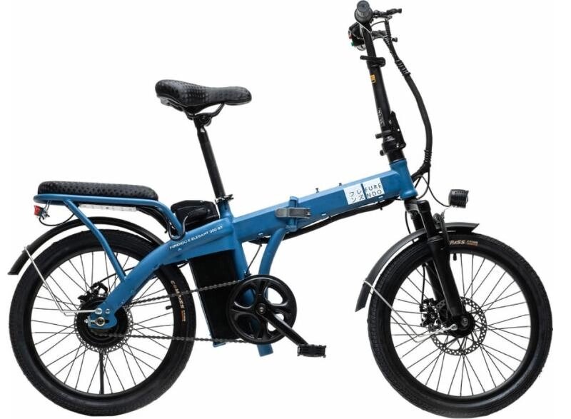 Электровелосипед FURENDO E-ELEGANT 300 GT голубой от компании Интернет-магазин агро-мото-вело-техники - фото 1