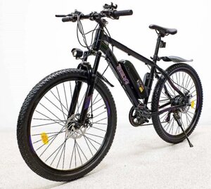 Электровелосипед GreenCamel Klass 27,5'x1.95 (350W, 36V10Ah) 7sp черно-синий