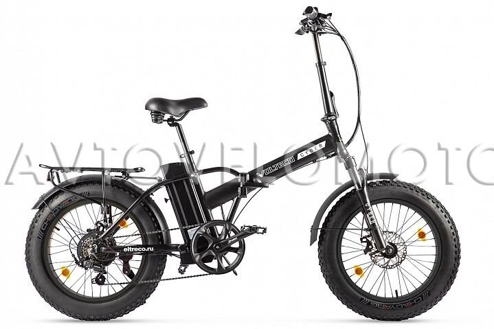 Электровелосипед VOLTECO CYBER - Чёрный от компании Интернет-магазин агро-мото-вело-техники - фото 1