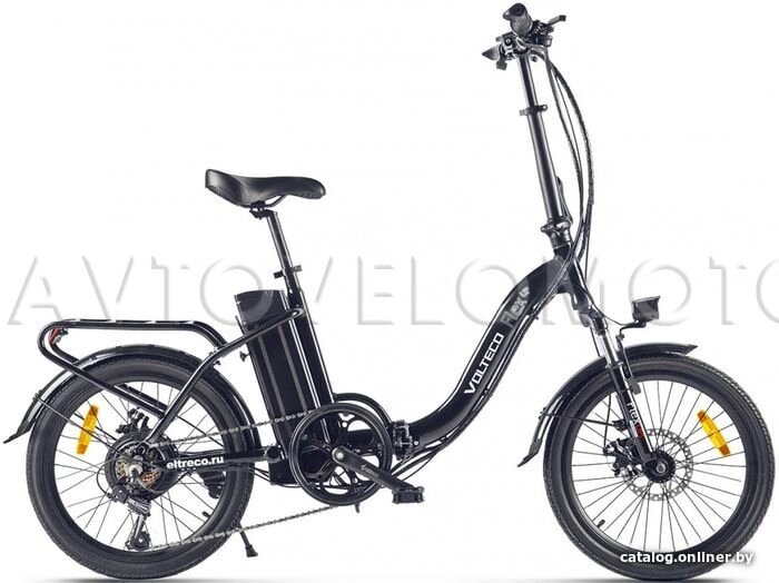 Электровелосипед VOLTECO Flex Up - Черный от компании Интернет-магазин агро-мото-вело-техники - фото 1