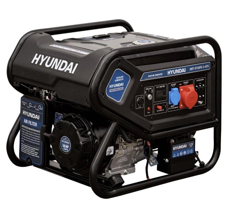 Генератор бензиновый HHY9750FE-3-ATS HYUNDAI от компании Интернет-магазин агро-мото-вело-техники - фото 1