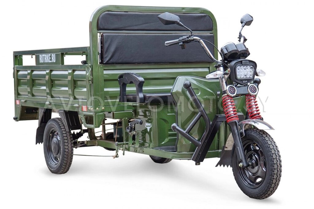 Грузовой электротрицикл Rutrike D4 NEXT 1800 60V1500W зеленый от компании Интернет-магазин агро-мото-вело-техники - фото 1