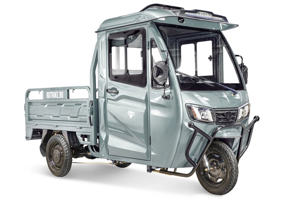 Грузовой электротрицикл Rutrike КАРГО Кабина 1500 60V1000W серый от компании Интернет-магазин агро-мото-вело-техники - фото 1