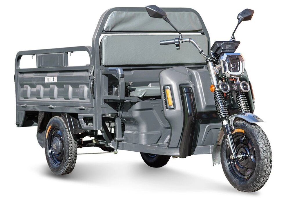 Грузовой электротрицикл Rutrike Маяк 1600 60V1000W серый от компании Интернет-магазин агро-мото-вело-техники - фото 1