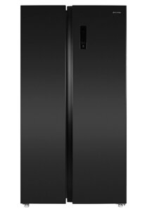 Холодильник с инвертором MAUNFELD MFF177NFSB черная нерж. сталь