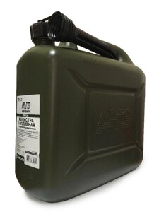Канистра топливная пластик 10 л, Тёмно-зелёная AVS TPK-Z 10