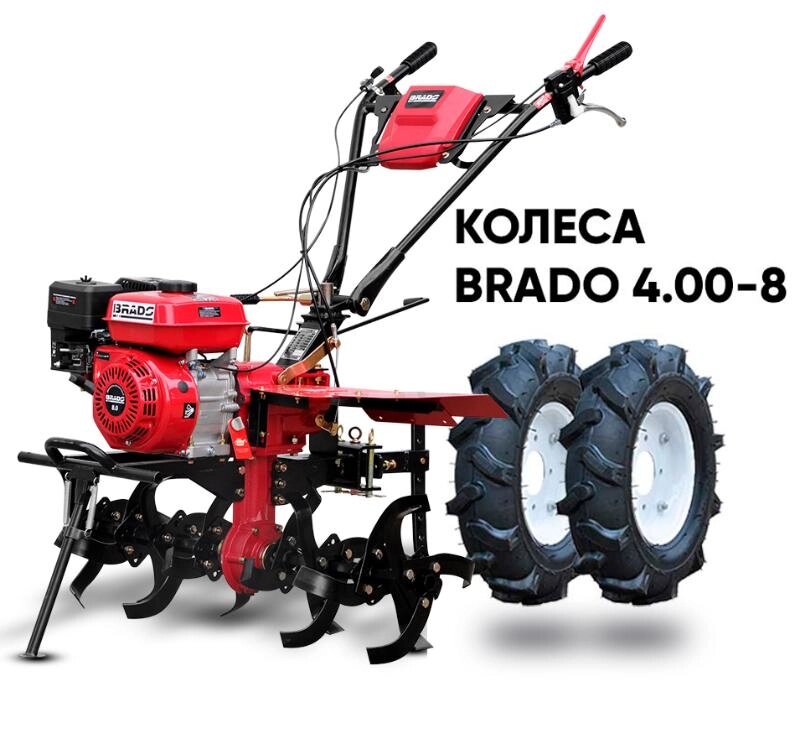 Культиватор BRADO GM-850S колеса 4x8 Премиум от компании Интернет-магазин агро-мото-вело-техники - фото 1