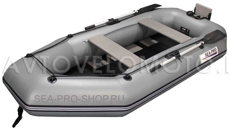 Лодка ПВХ Sea-pro 300С реечный серый от компании Интернет-магазин агро-мото-вело-техники - фото 1