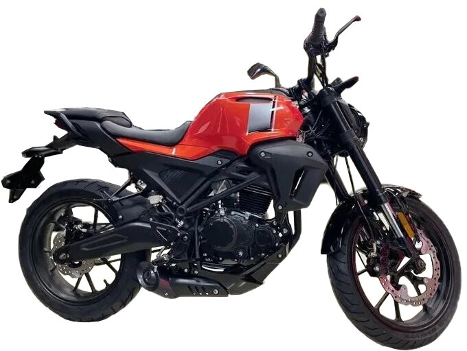 Мотоцикл HIRO 250 черно-оранжевый от компании Интернет-магазин агро-мото-вело-техники - фото 1