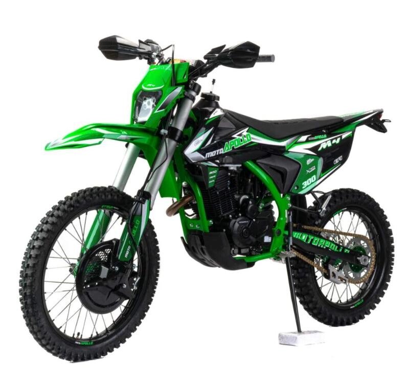 Мотоцикл Кросс Moto Apollo M4 300 EFI (175FMN PR5) зеленый от компании Интернет-магазин агро-мото-вело-техники - фото 1