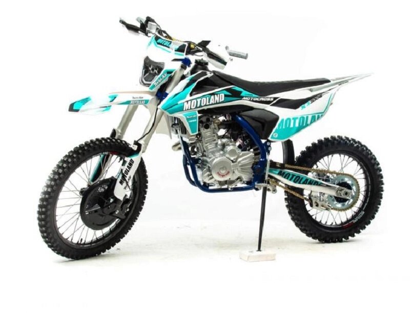 Мотоцикл Кросс Motoland X3 300W PRO (174MN-3) (2022 г.) Синий от компании Интернет-магазин агро-мото-вело-техники - фото 1