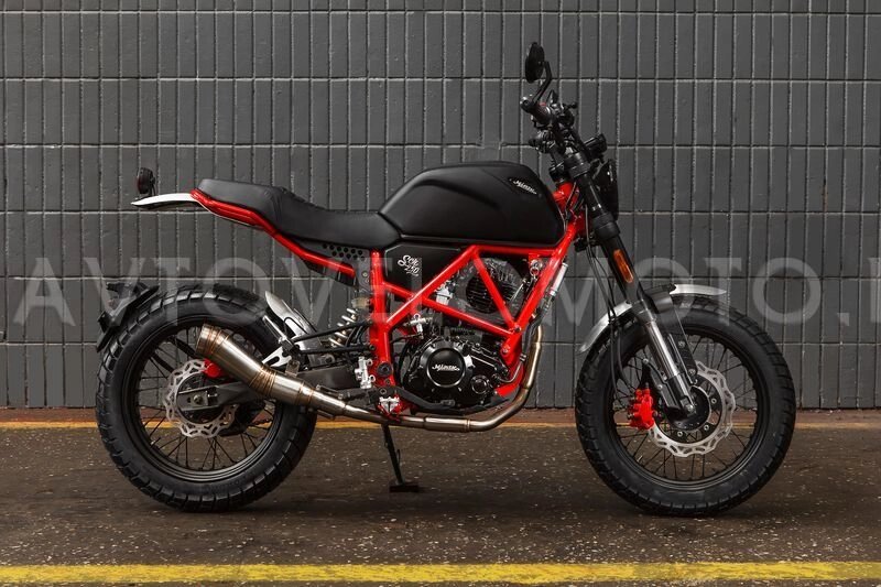 Мотоцикл Минск SCR 250 Чёрно-красный + Моторамка номерн. знака + Бонус ##от компании## Интернет-магазин агро-мото-вело-техники - ##фото## 1