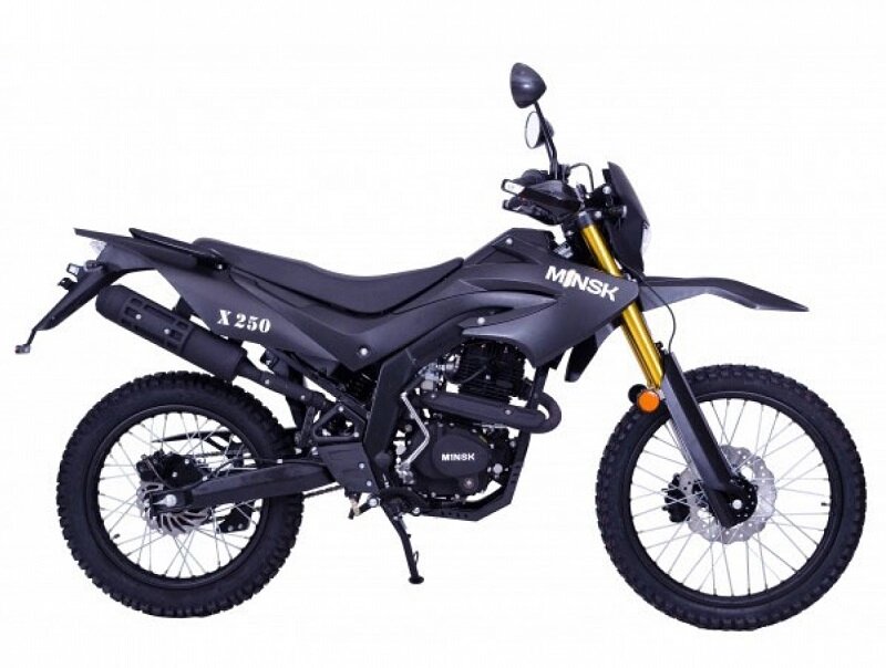 Мотоцикл Минск X 250 (M1NSK X250) Черный + Бонус ##от компании## Интернет-магазин агро-мото-вело-техники - ##фото## 1