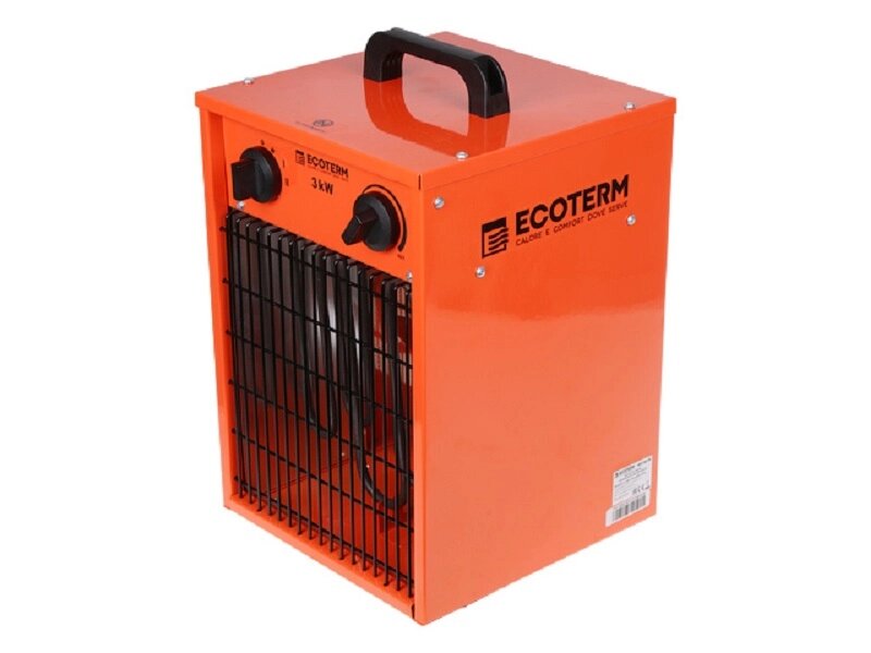 Нагреватель воздуха электрический Ecoterm EHC-03/1E ##от компании## Интернет-магазин агро-мото-вело-техники - ##фото## 1