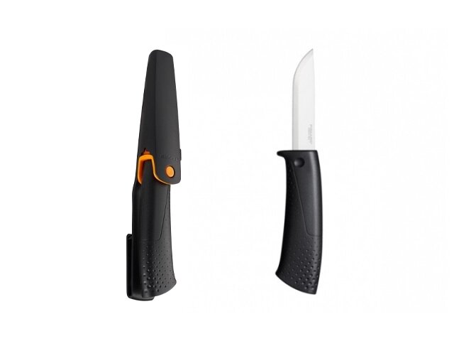 Нож с точилкой FISKARS от компании Интернет-магазин агро-мото-вело-техники - фото 1