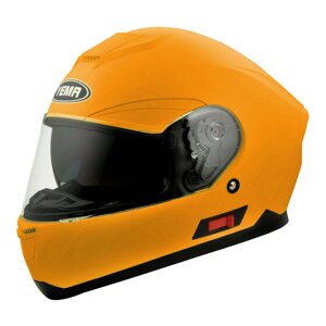 Шлем мотоциклетный YM-831, Оранжевый (размер M) Тонированный визор