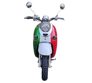 Скутер VENTO Retro зелено-бело-красный