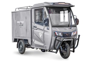 Грузовой электротрицикл Rutrike КАРГО Кабина Дуал серый в Гомельской области от компании Интернет-магазин агро-мото-вело-техники