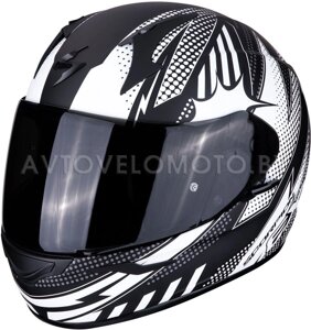 Шлем Scorpion EXO-390 POP - Черно-белый