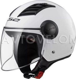 Шлем LS2 OF562 AIRFLOW Solid - белый в Гомельской области от компании Интернет-магазин агро-мото-вело-техники