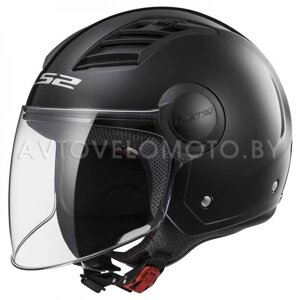 Шлем LS2 OF562 AIRFLOW Solid - черный в Гомельской области от компании Интернет-магазин агро-мото-вело-техники