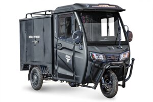 Грузовой электротрицикл Rutrike КАРГО Кабина Дуал черный матовый в Гомельской области от компании Интернет-магазин агро-мото-вело-техники