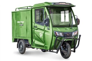 Грузовой электротрицикл Rutrike КАРГО Кабина Дуал зеленый в Гомельской области от компании Интернет-магазин агро-мото-вело-техники