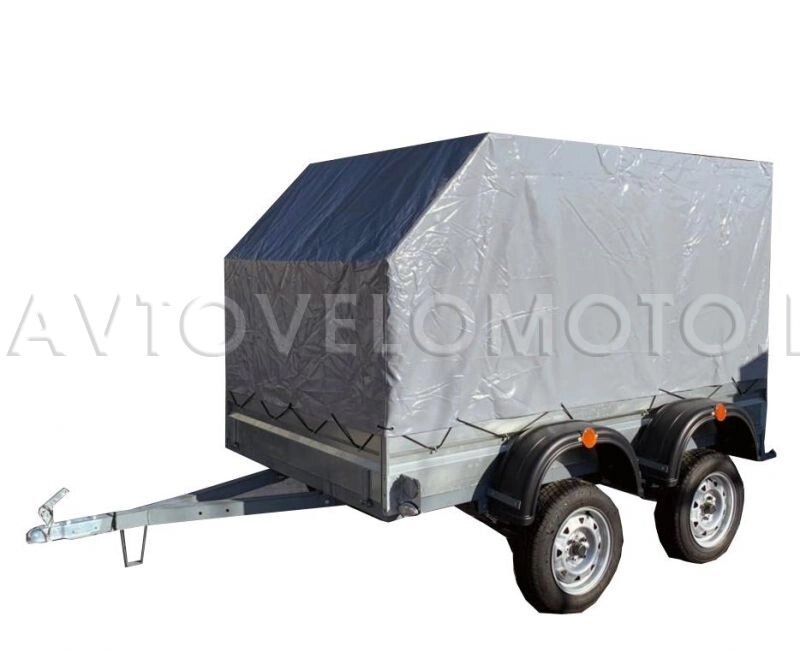 Прицеп автомобильный "Сайгак" 3.5х1.5 - Тент и каркас 1100мм от компании Интернет-магазин агро-мото-вело-техники - фото 1