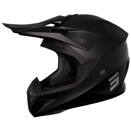 Шлем кроссовый SHOT PULSE SOLID от компании Интернет-магазин агро-мото-вело-техники - фото 1
