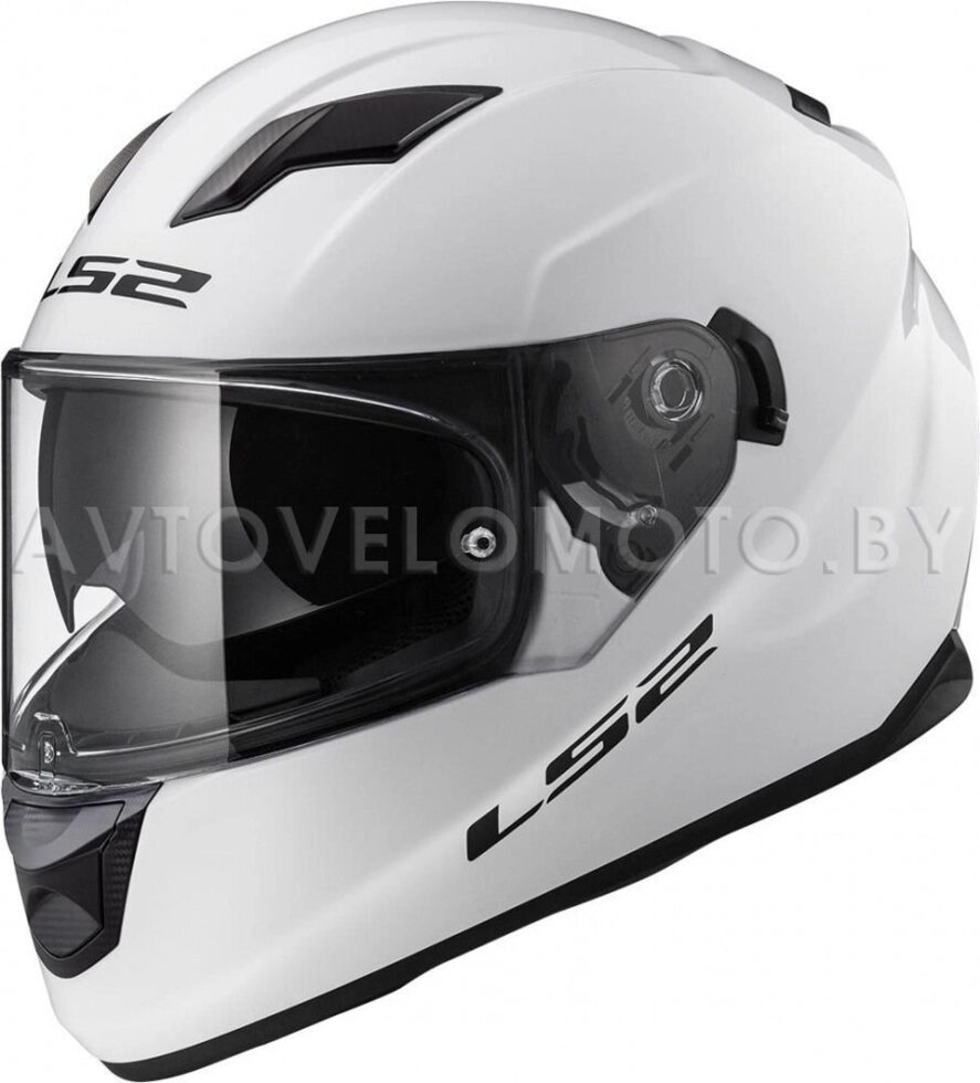 Шлем LS2 FF320 STREAM EVO Solid Белый от компании Интернет-магазин агро-мото-вело-техники - фото 1