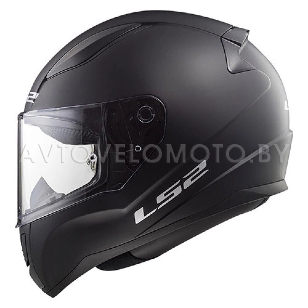 Шлем LS2 FF353 RAPID SOLID Черный матовый от компании Интернет-магазин агро-мото-вело-техники - фото 1