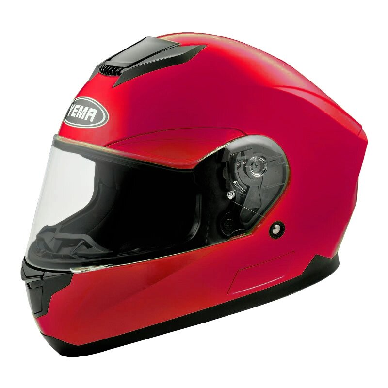 Шлем мотоциклетный YM-831, Красный (размер М) от компании Интернет-магазин агро-мото-вело-техники - фото 1