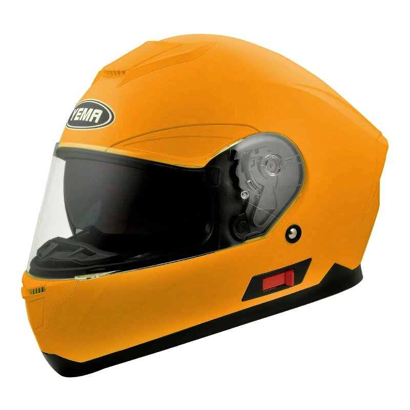 Шлем мотоциклетный YM-831, Оранжевый (размер M) Тонированный визор от компании Интернет-магазин агро-мото-вело-техники - фото 1